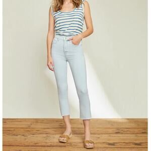 VERONICA BEARD Carly Kick Flare Jeans Raw Hem Aspen Wash Sz 27 $248 {3P20}